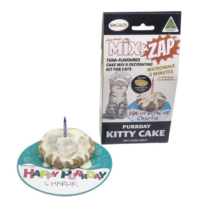 Wagalot Brands - Wholesale Pet treats – Cat - Kitty Birthday Cake Mix1