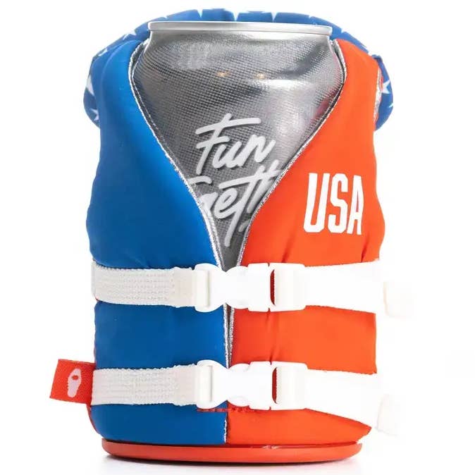 Insulated 12 oz Can Cooler - The Buoy - Liberty for wholesale by Puffin Drinkwear