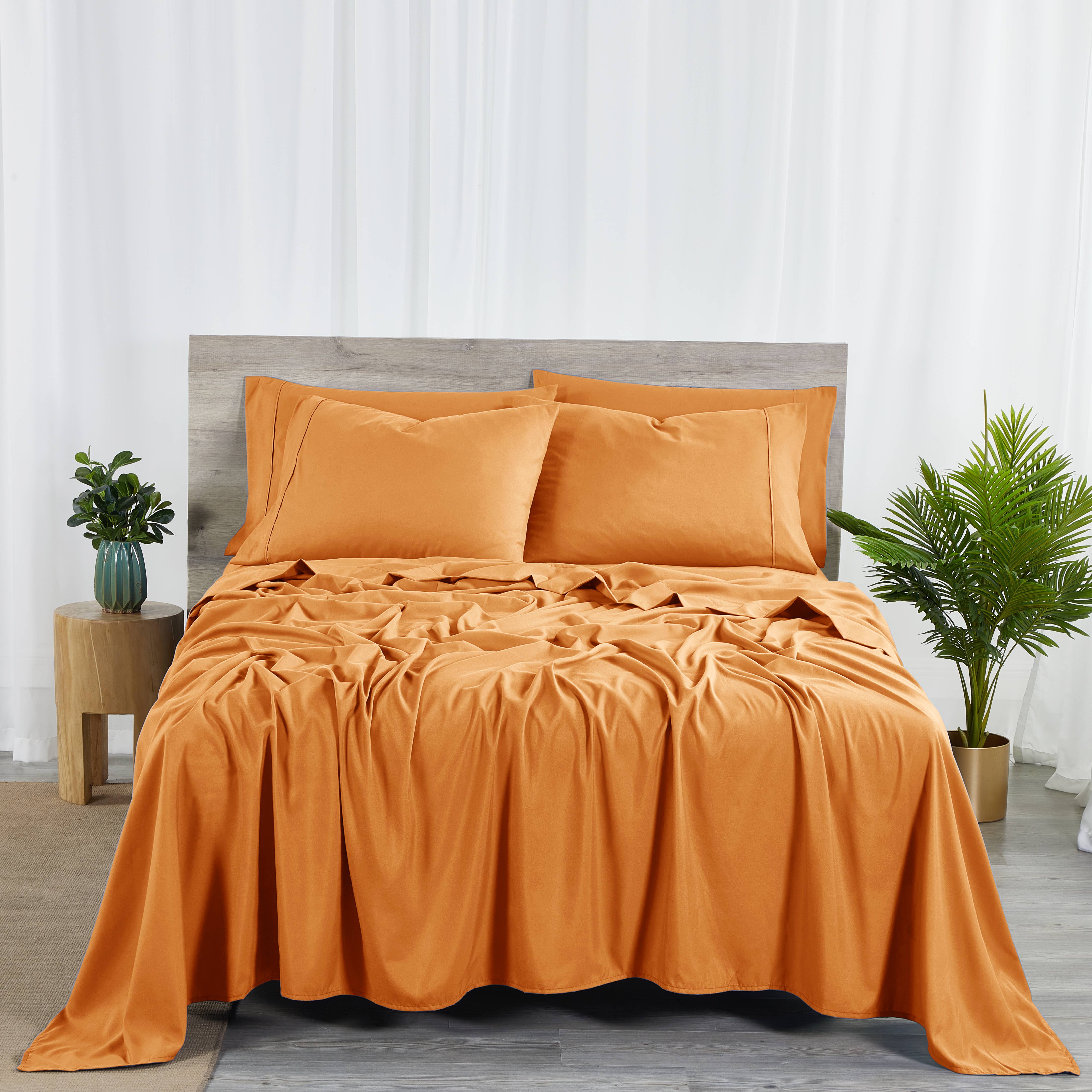 Bed Bath Fashions - Wholesale Sheet Set - Bibb Home 2000 Count 6-Piece Bamboo Sheet Set with Suregrip5