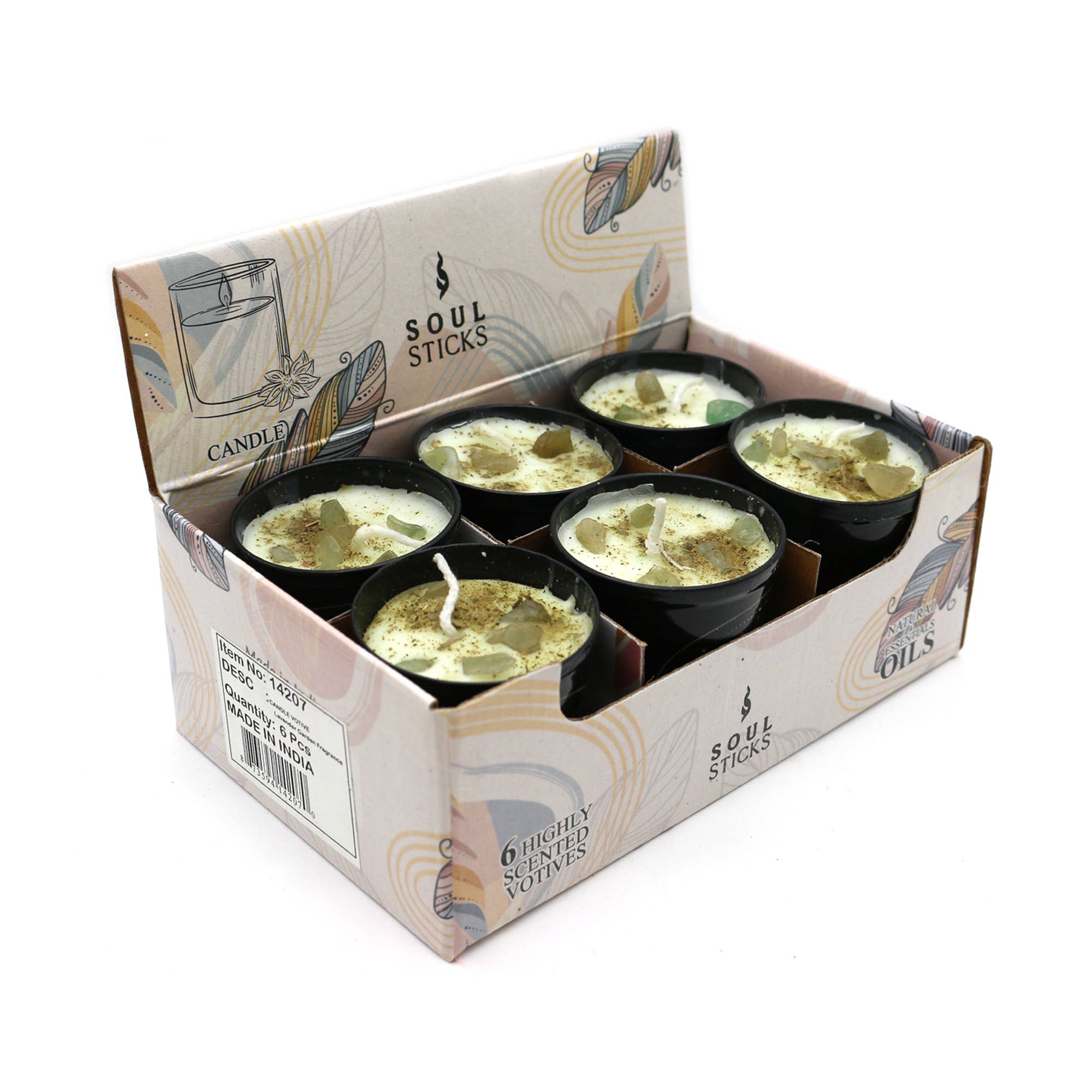 Designs by Deekay Inc. - Wholesale Jar/Filled Candle - Golden Moons Scented Votive Candles (6)3