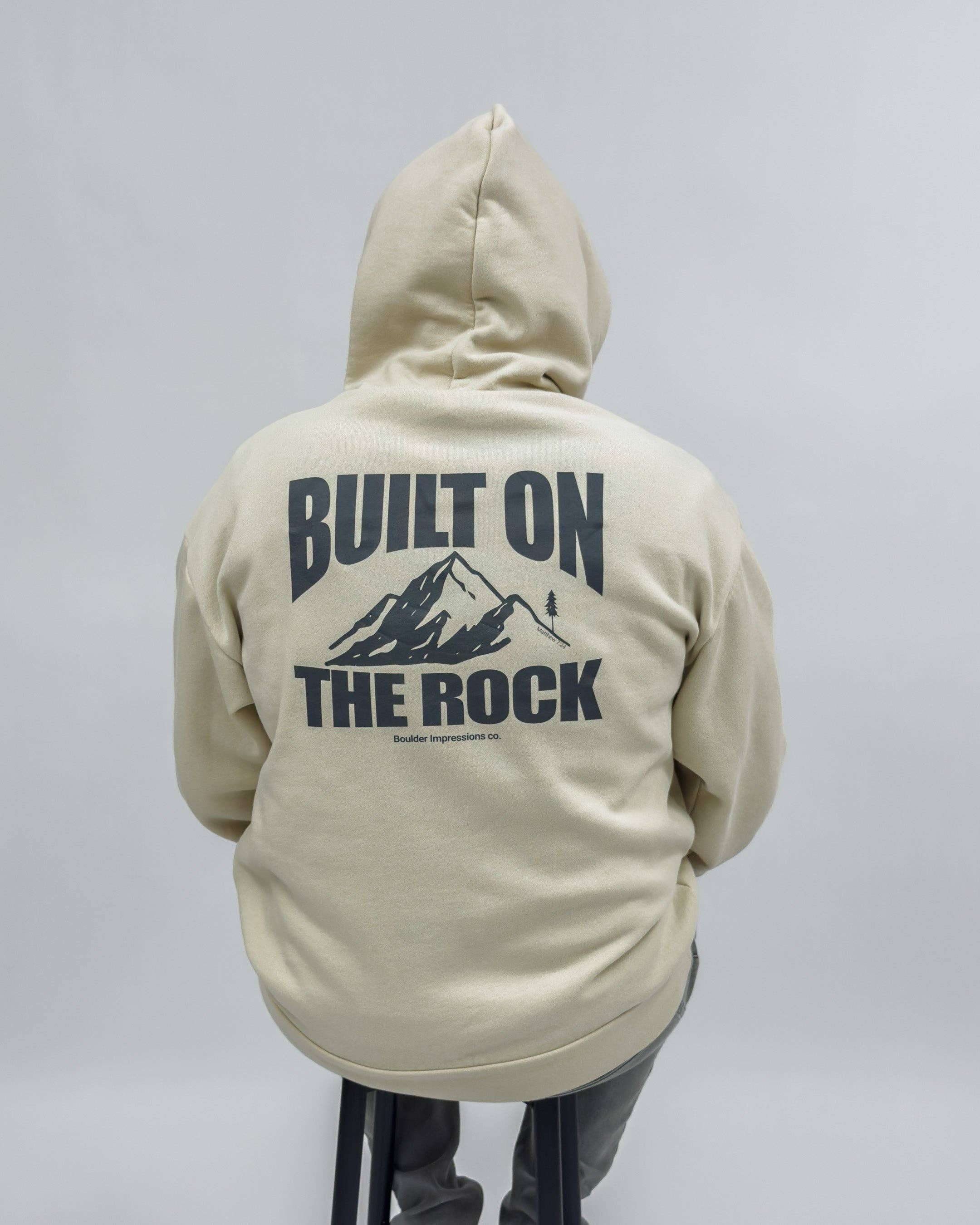 Boulder Impressions - Wholesale Hoodie - Unisex - Built On The Rock Hoodie3