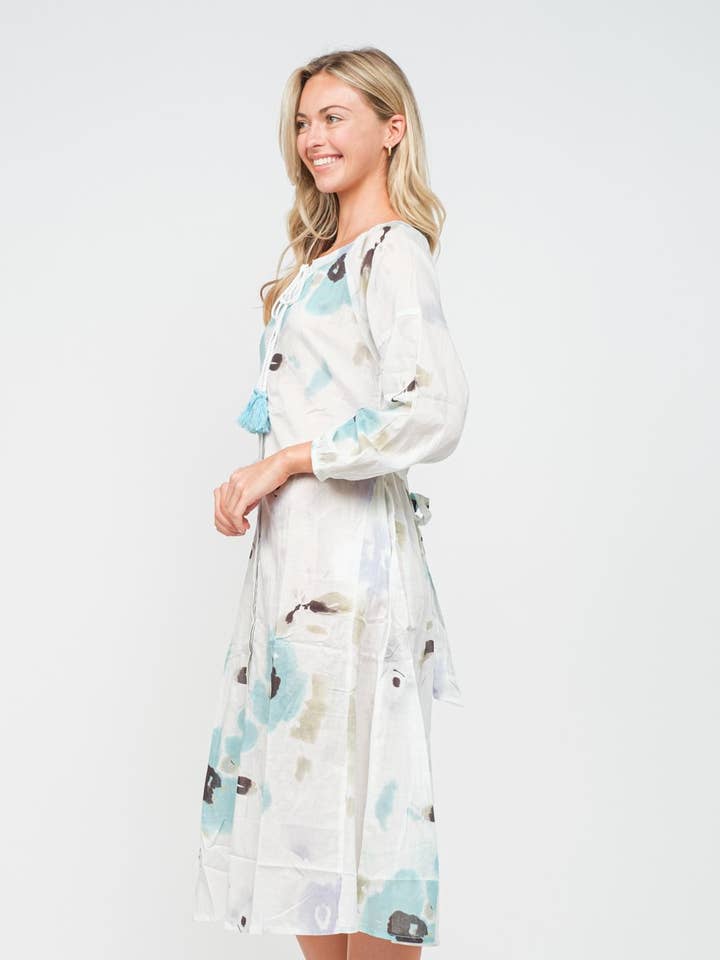 Vestido Papoila Estampado por atacado de Raj Trading & Imports (USA) Inc.