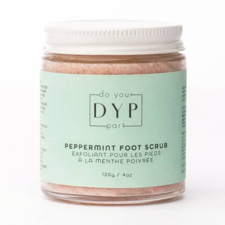Gommage pour les pieds à la menthe poivrée | Gommage hydratant et exfoliant pour la vente par DYP
