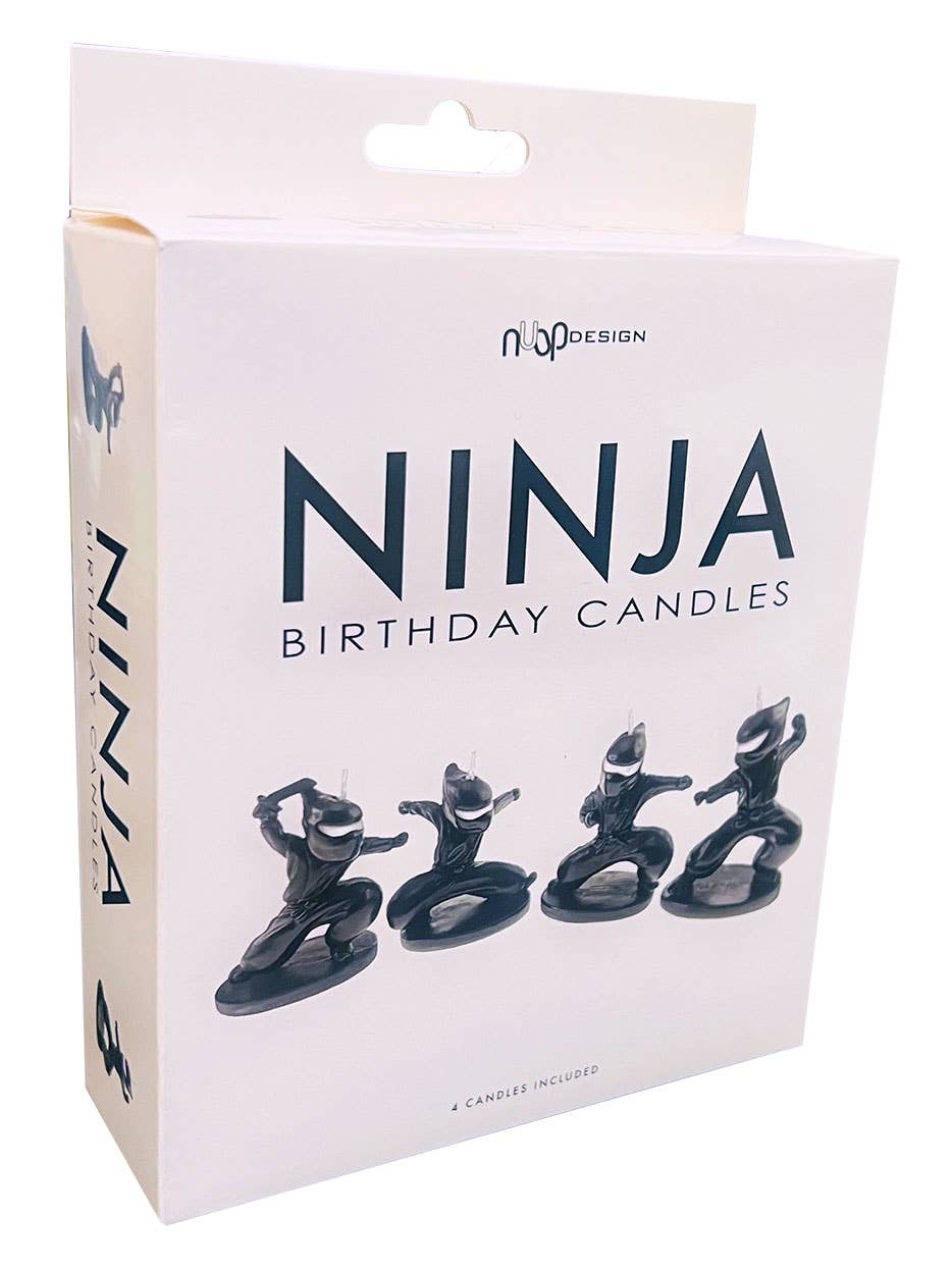 Streamline - Wholesale Cake Candle - Ninja Candles - 4 Piece Set1