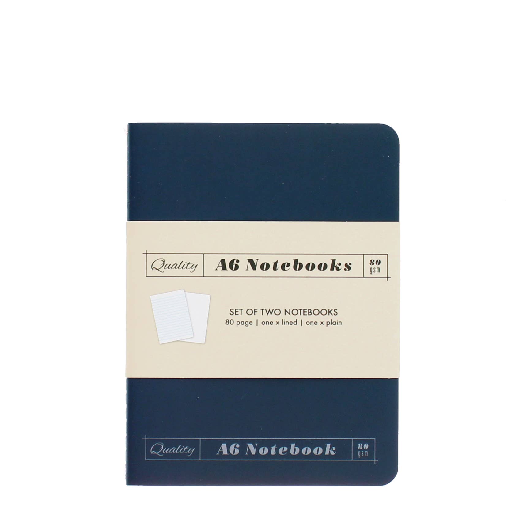 Rex B2B - UK – wholesale Notebook – A6 notebooks (set of 2) - Orange & blue