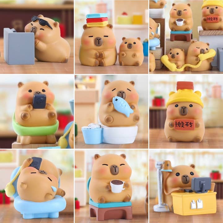71282 Capybara Island Blind Box-8 for wholesale by BCmini