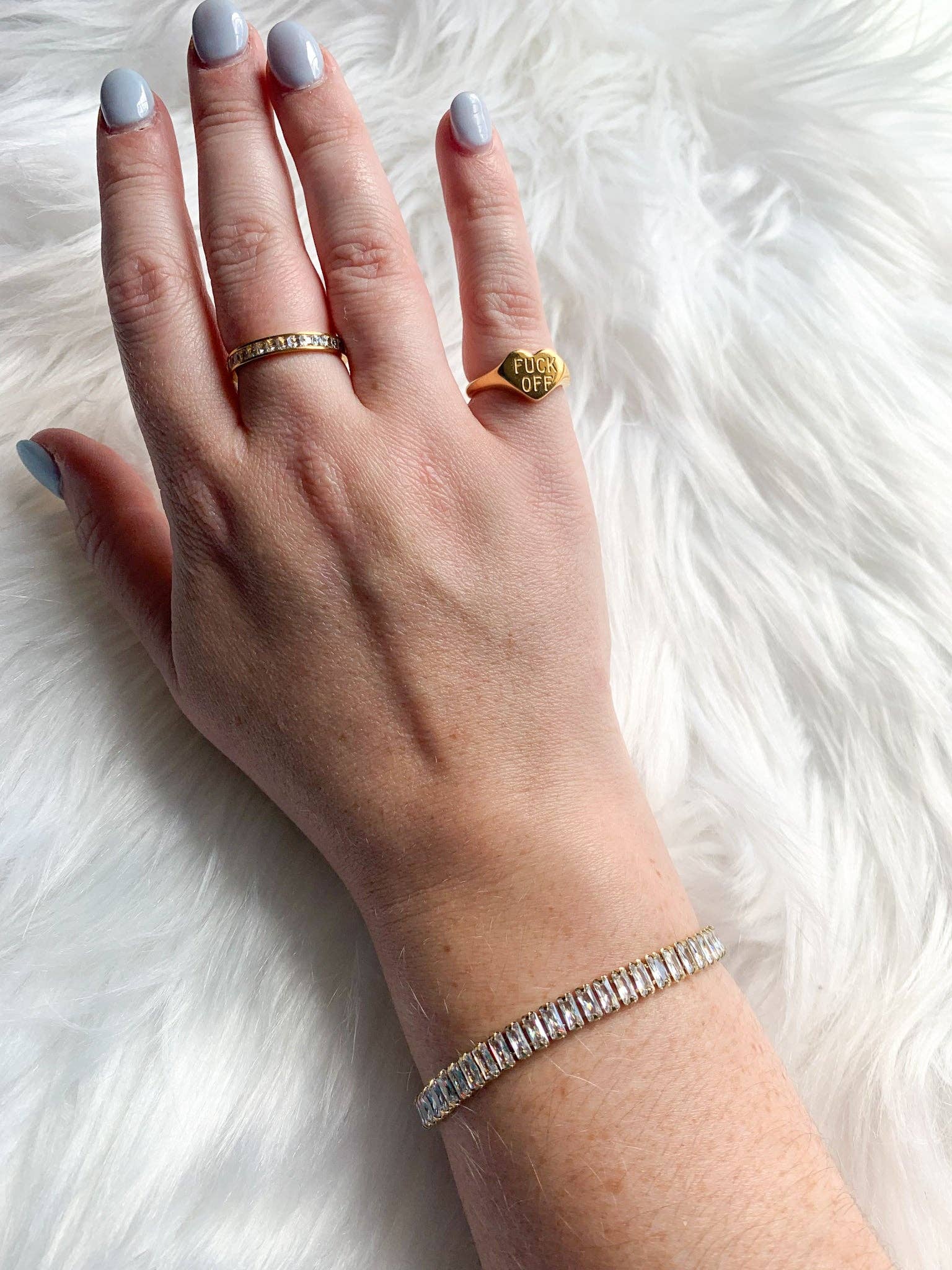 DRIP JEWELRY - Wholesale Cocktail/Statement Ring - F Off ring 2.0 (size 6-8)3