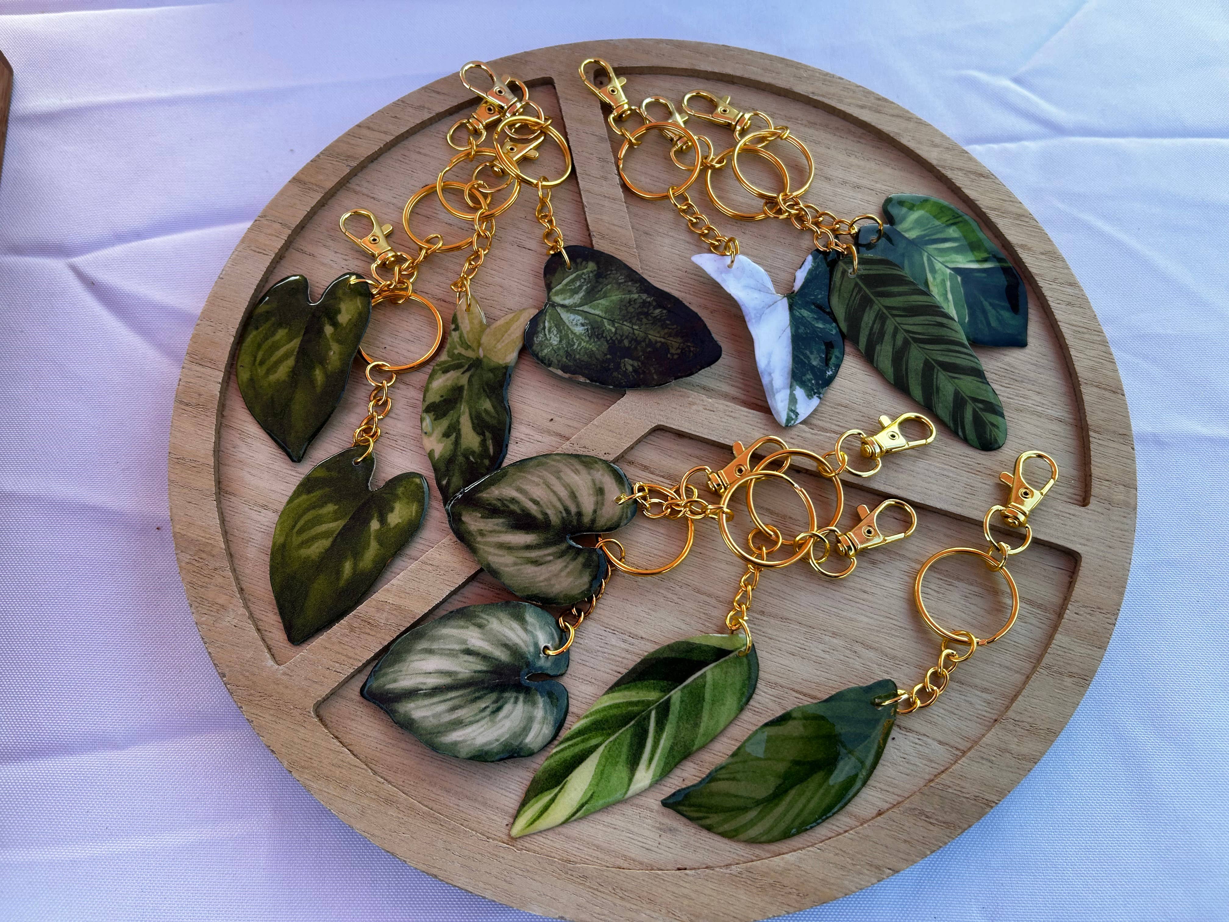 hethr - Wholesale Dangle Earrings - Aglaonema Earring, Magnet, Pin, Decor, Plant Lovers, Leaf (C6