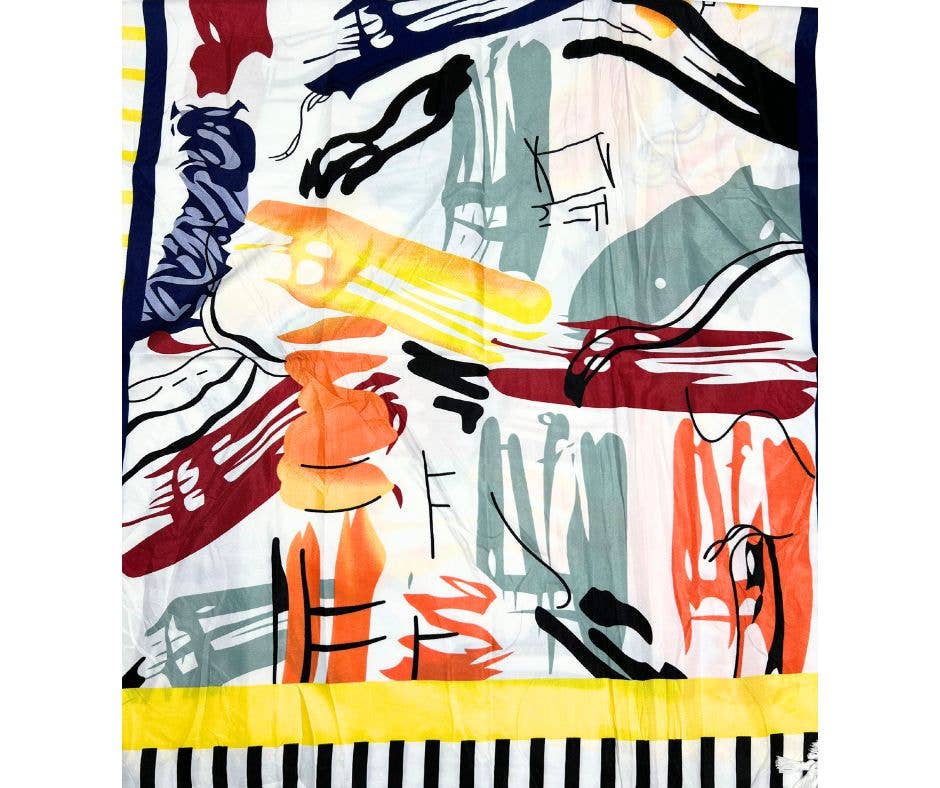 scaarf.com - Wholesale Scarf - Women's - Printed Multicolor Polyester Scarf For Women:6