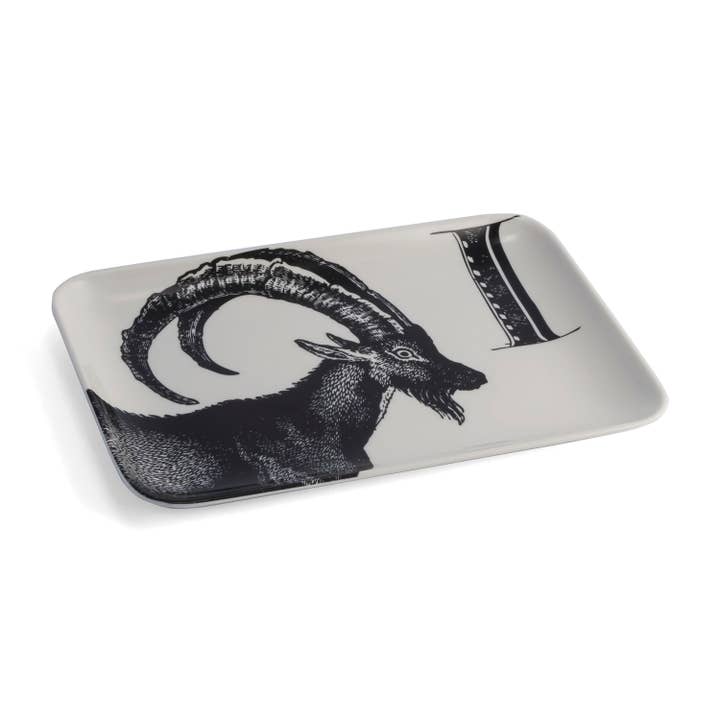 I Ibex Alphabet Tray – Whimsical Melamine Tableware for wholesale by THOMASPAUL