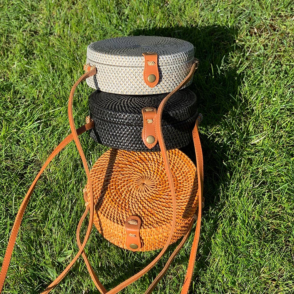 VIE - Wholesale Crossbody Bag - Women's - Rattan Roundy Bag5
