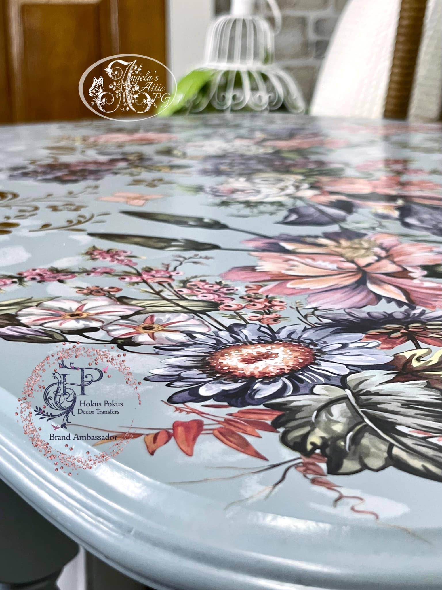 Hokus Pokus - Wholesale Wall Decal/Stickers - Vintage Blooms Decor Transfer - Large 6 Sheets1