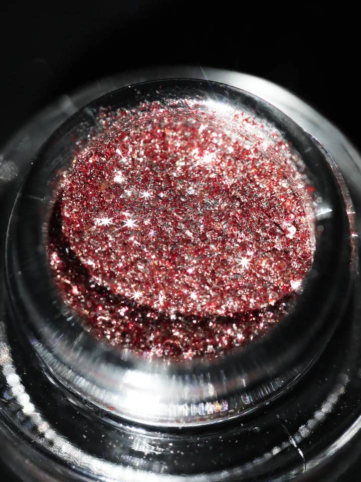 #09 Silver Red Eyeshadow Glitter for wholesale by KARYSHA Cosmetics