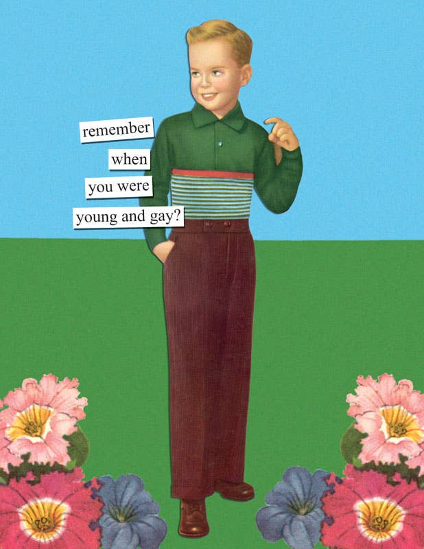 REMOVED BRAND - Wholesale Birthday Card - A2 birthday card - gay boy0