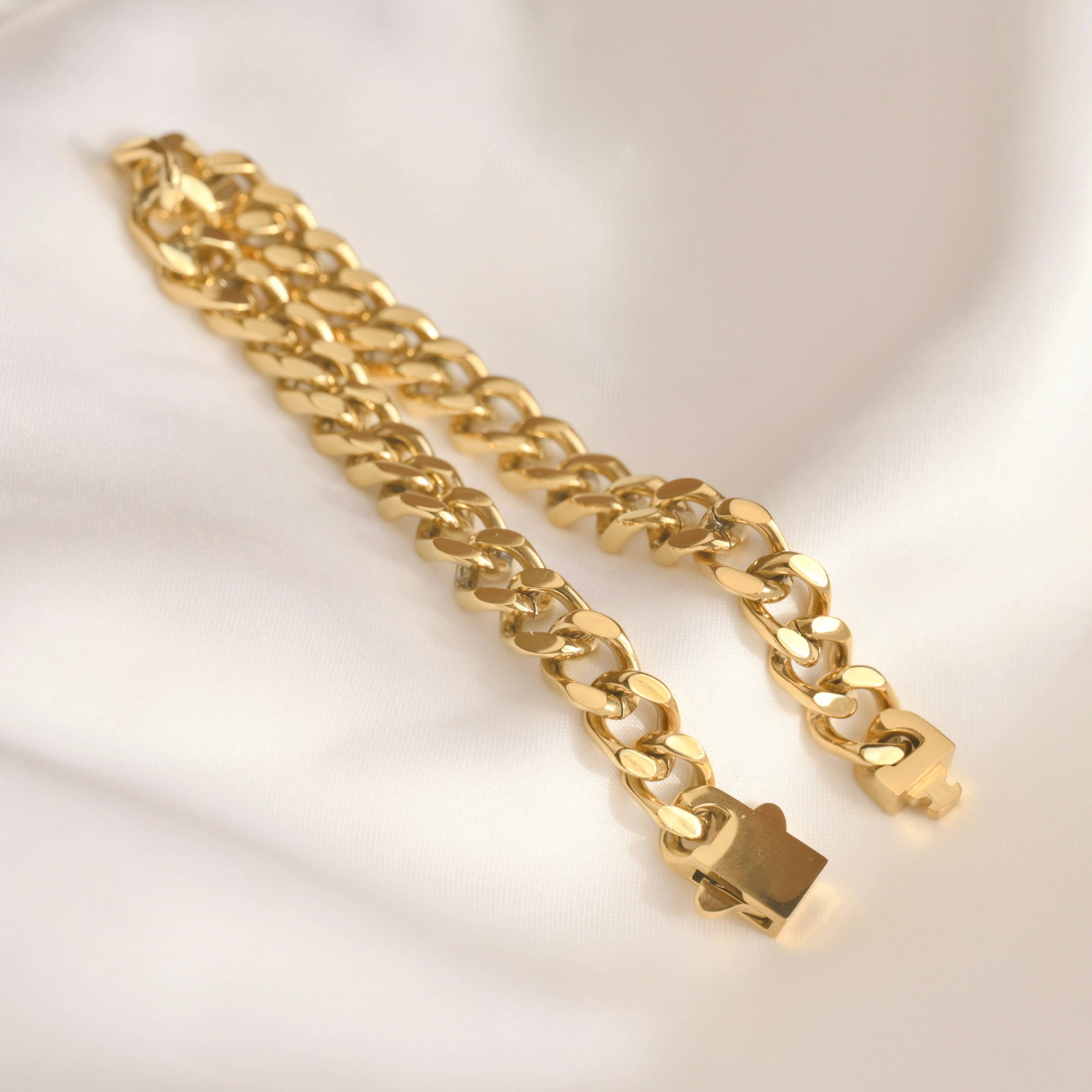 Blueyejewelry - Wholesale Link & Chain Bracelet - Men's Curb Chain Bracelet - Cuban Chain Bracelet for Men6