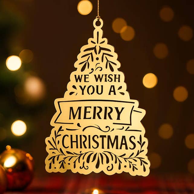 Custom Laser Cut Ornament , Unique Gift for wholesale by GSJJ