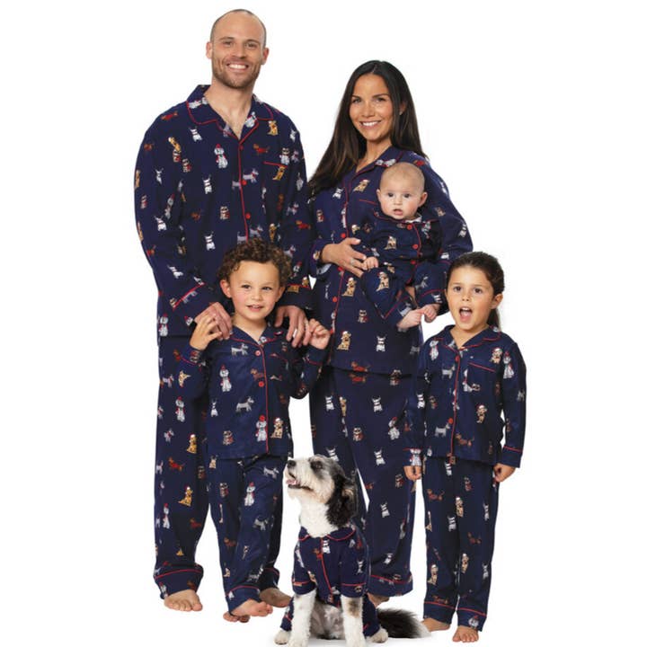 Pajama Village - Wholesale Sleepwear Set - Unisex - Dogs Matching Family Pajamas0