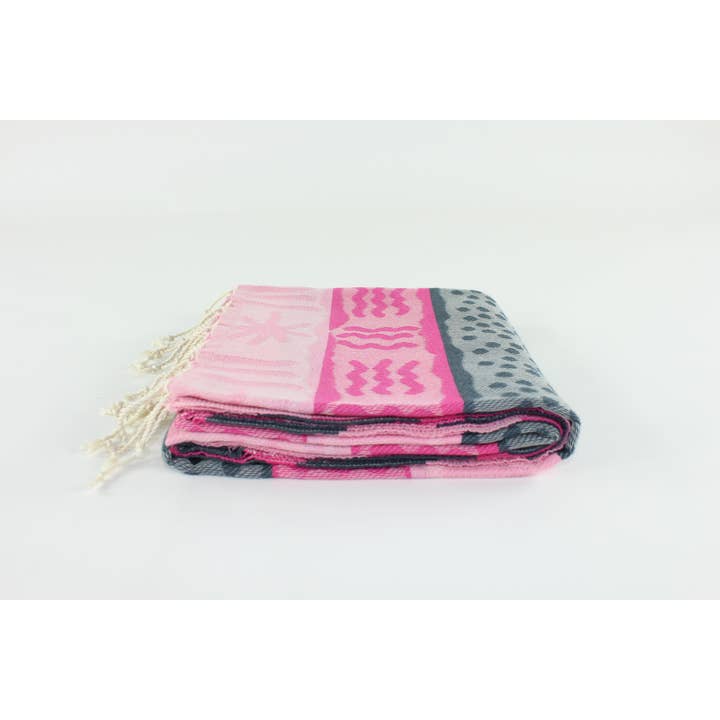 Multicolore Asciugamano Fouta Peshtemal Turco Premium in vendita all'ingrosso su Faire