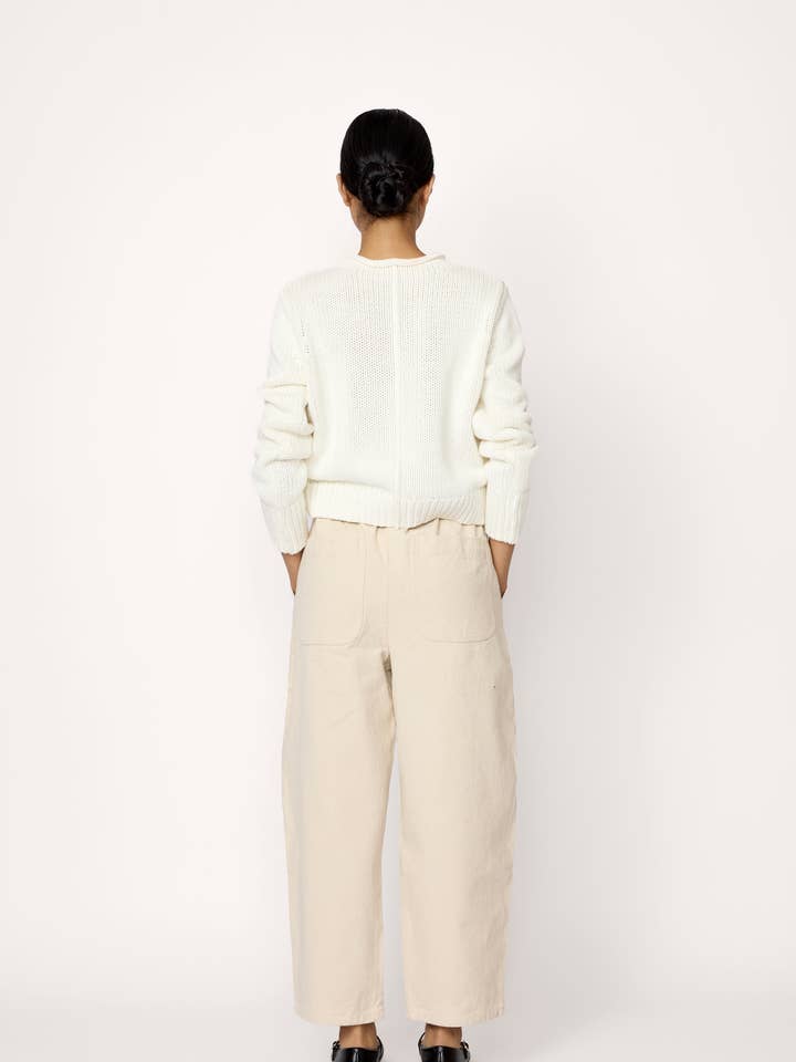 LAUDE the Label - Wholesale Knit Sweater - Women's - Mare Rolled Neck Sweater - Ivory2