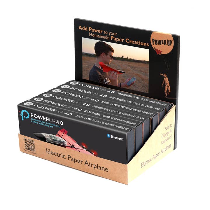 PowerUp Toys - Wholesale Toy Plane - Kids - POWERUP 4.0 Paper Airplane Kit - Starter Pack1