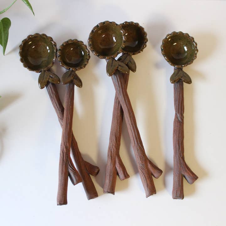 Ceramic Spoon for wholesale by Cold Mountain Ceramics