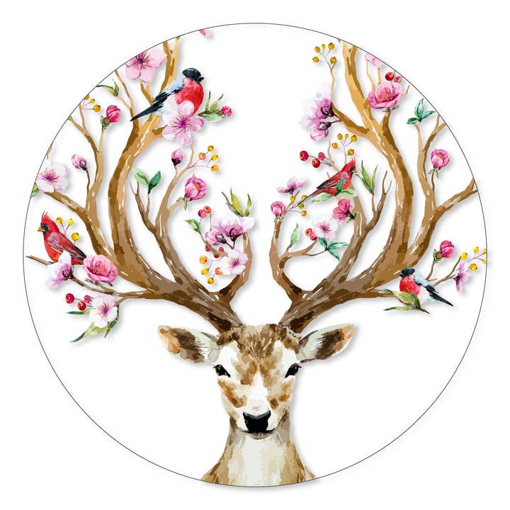 Cercle mural en forme de cerf pour la vente par GM decoratie