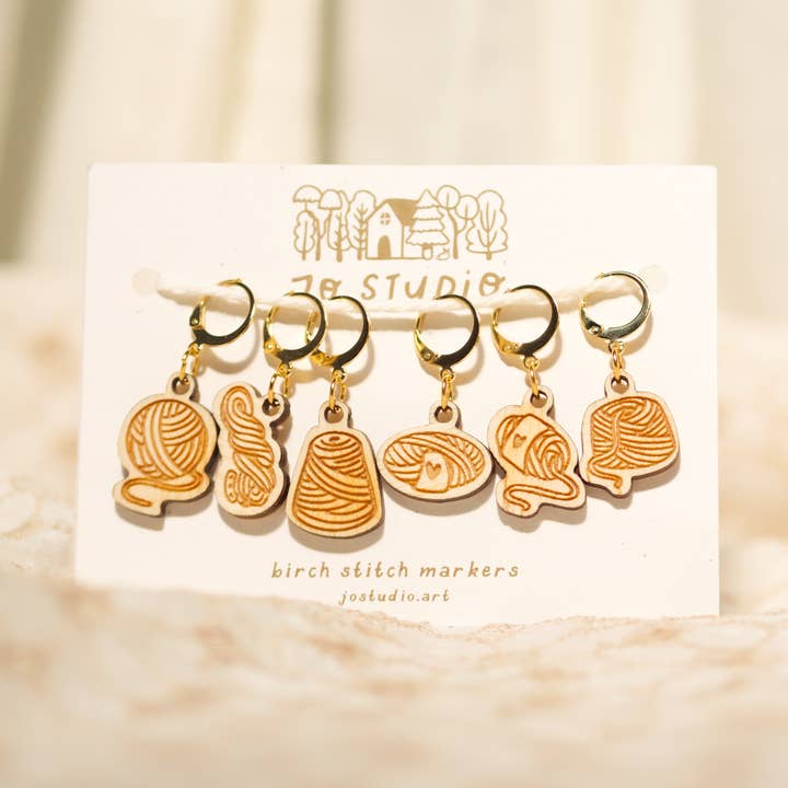 Yarn Stitch Markers for wholesale by Jo Studio