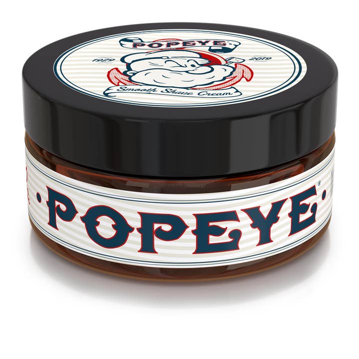 POPEYE Shave Company - Wholesale Shaving Cream - Men's - POPEYE Shave Cream 8 oz Sandalwood Non Lathering