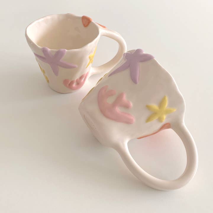 Pipa and Happy - Wholesale Coffee Mug - Coral mug