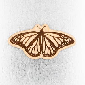 Clear Monarch Butterfly Sticker