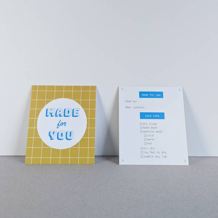 Kohamche - Wholesale Gift Tag - Gift Tags with Care Instructions for Knit & Sewn Gifts8