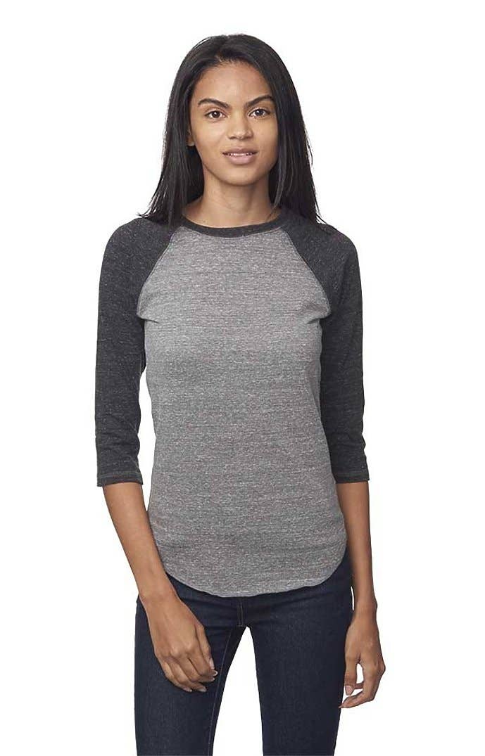 Royal Apparel - Wholesale T-Shirt - Men's - UNISEX TRIBLEND RAGLAN BASEBALL SHIRT13