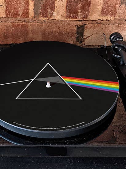 Pyramid America - Wholesale Slippers - Unisex - Pink FLoyd Dark Side Record Slipmat1