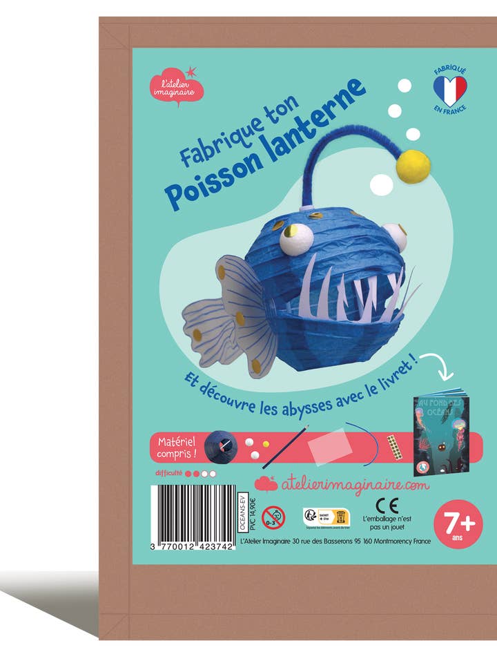 Kit DIY mobile poisson - bricolage enfant pour la vente par L'Atelier Imaginaire