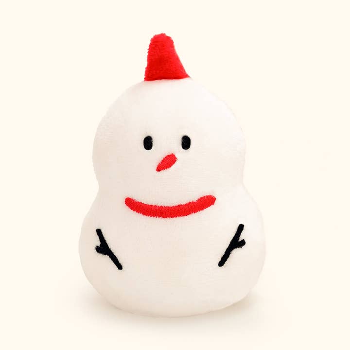 Charme en peluche Bonhomme de neige | Blanc Quotidien pour la vente par Hello Claws Limited