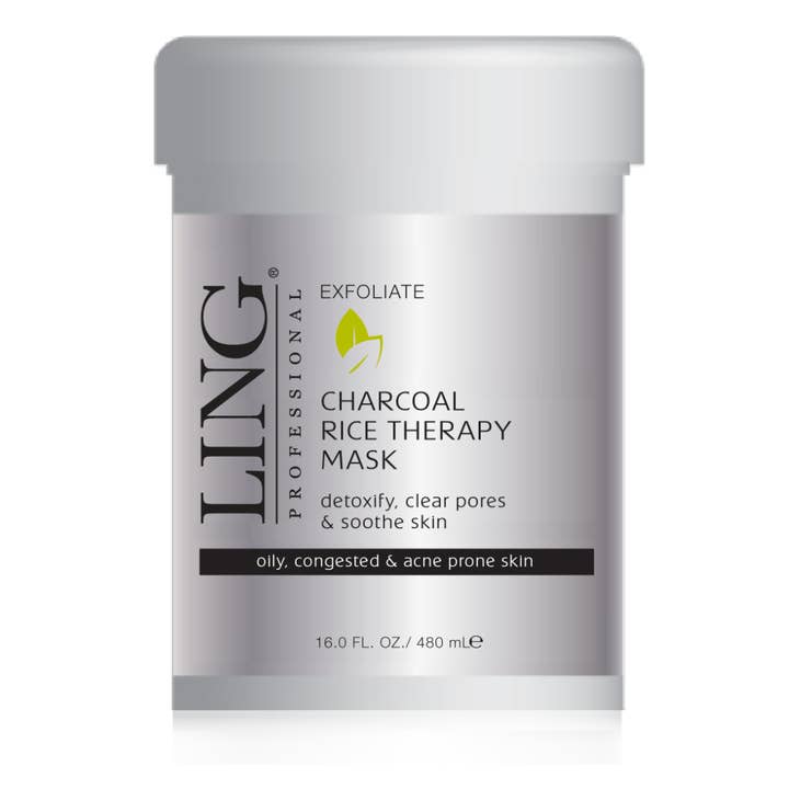 Masque thérapeutique au riz au charbon, 16 oz pour la vente par LING Skincare