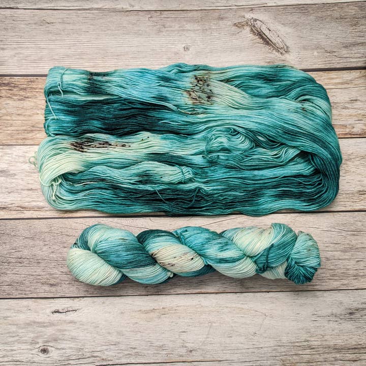 Hand Dyed Yarn in Colorway: Aspire for wholesale by Lauritzen Dyed Fibers