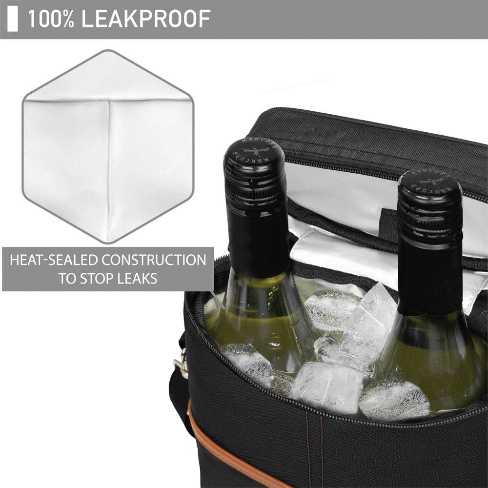 OPUX – Großhandel Weintasche – Weintragetasche für 2 Flaschen5