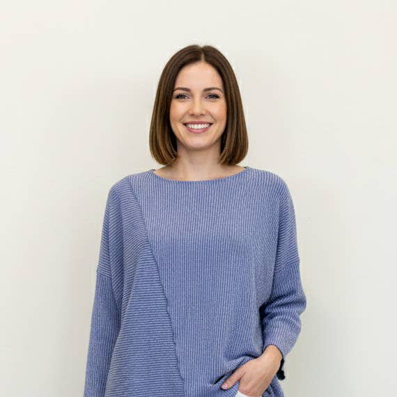 Rib Tee for wholesale by Vine Street Apparel