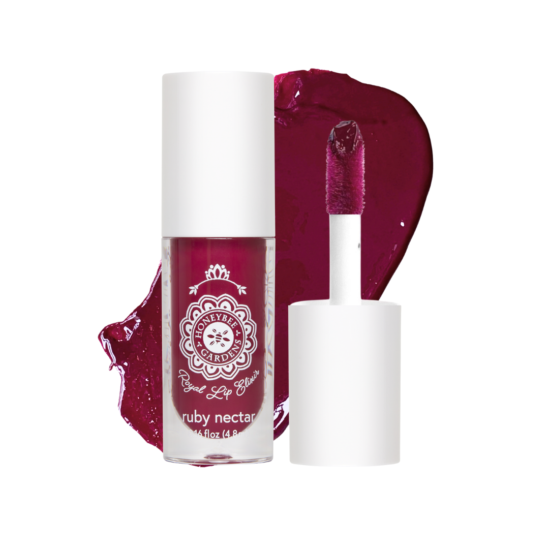 Honeybee Gardens Natural Cosmetics & Body Care – Gloss labial por atacado – Elixir Lábio Real Honeybee Gardens3