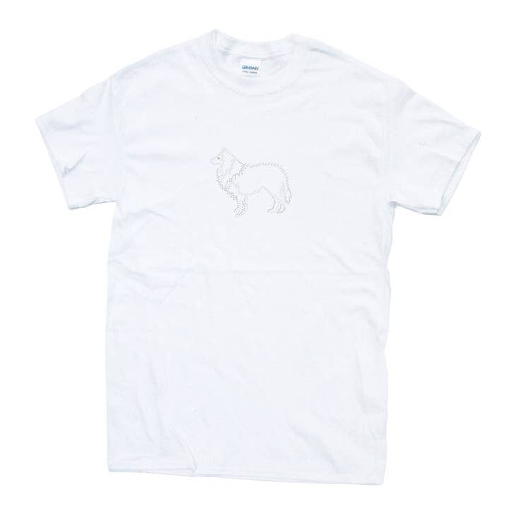 Collie Outline - T-shirt pour femme pour la vente par Dog in the Closet
