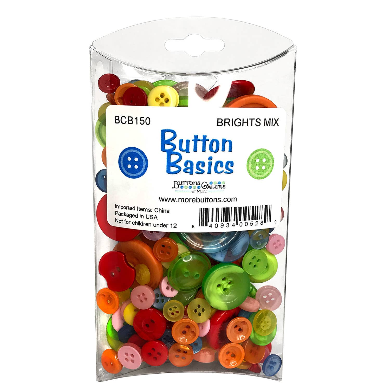 Buttons Galore & More - Wholesale Sewing Button/Snap - Button Basics Colorful Craft & Sewing Buttons39