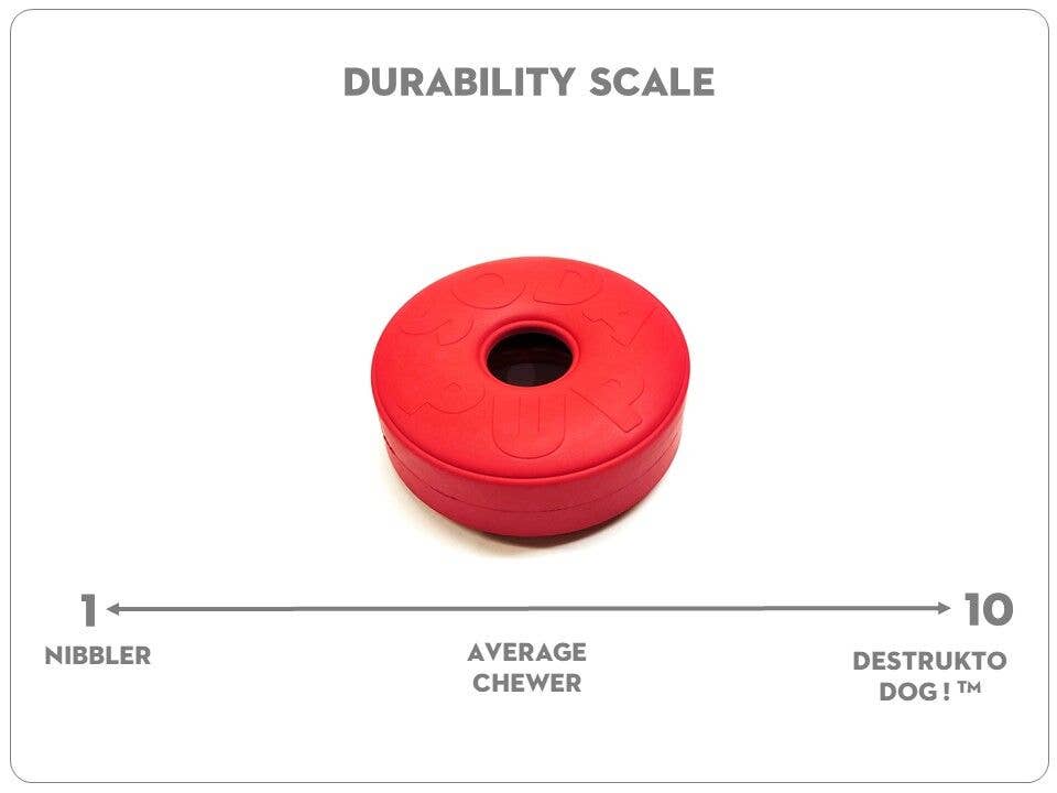 SodaPup Dog Toys – Engroshandel Tyggelegetøj til hunde - Hund – SP Life Saver - tyggelegetøj og godbidderdispenser - stor - rød4