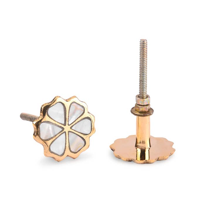 Perilla Home - Wholesale Knob/pull - Set of 6 Eva Mother Of Pearl knob3