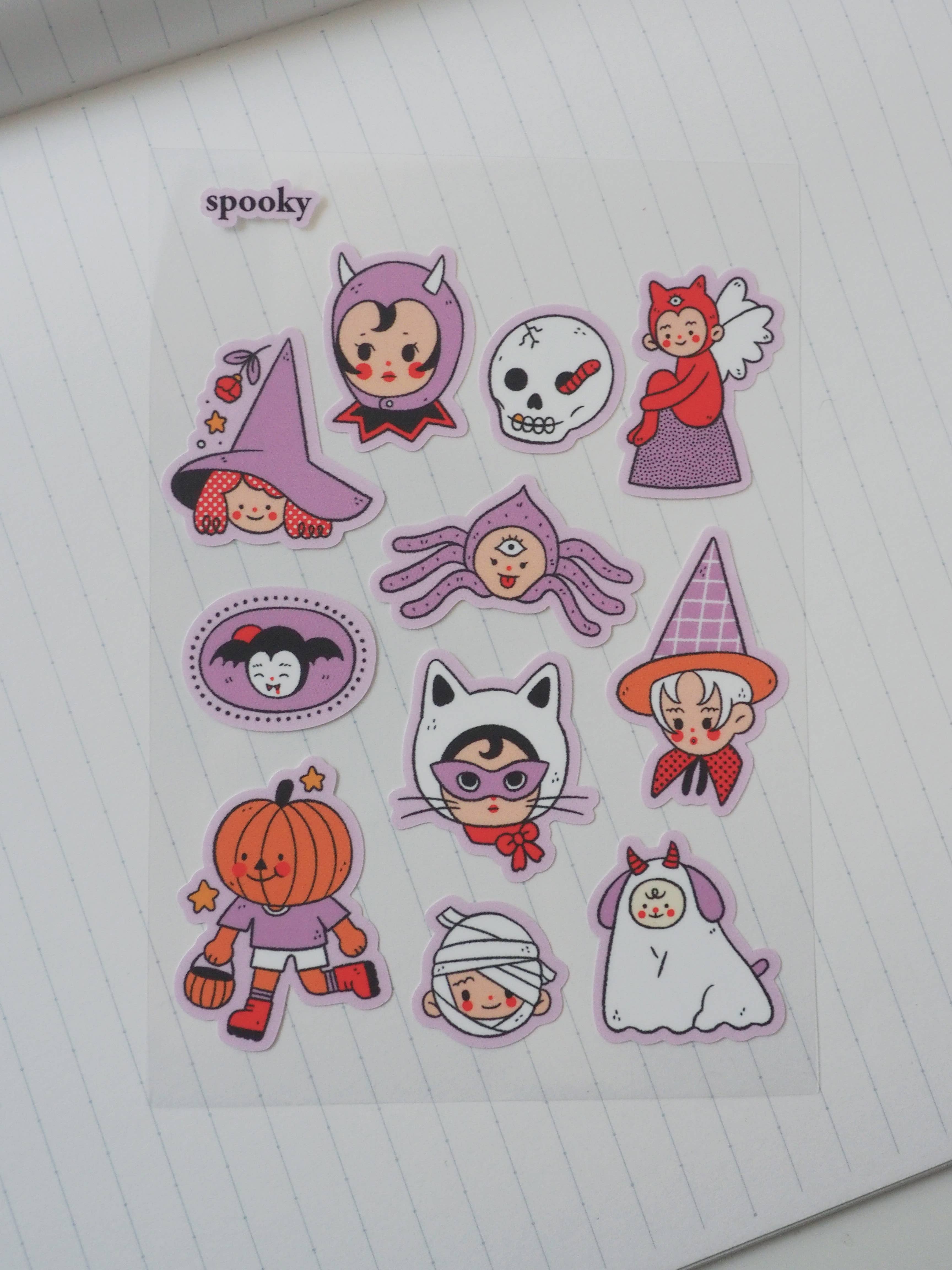 natamori - Wholesale Sticker - Spooky • Sticker Sheet1