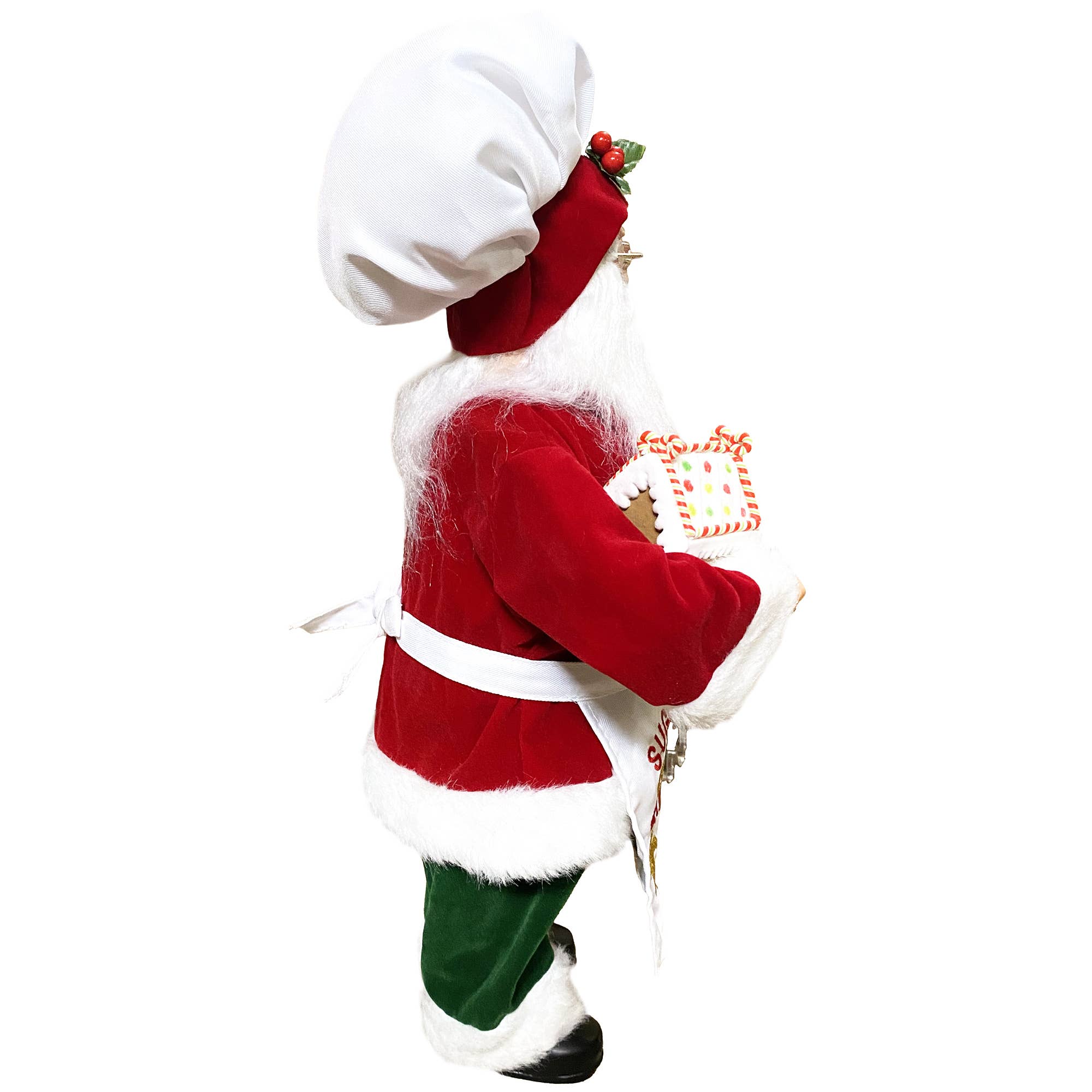 Santa’s Workshop Inc. - Vente Décoration de Noël - Père Noël Sugar & Spice, 15 pouces2