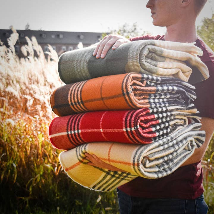 Grand Wool Throw Blanket for wholesale by Amana Woolen Mill