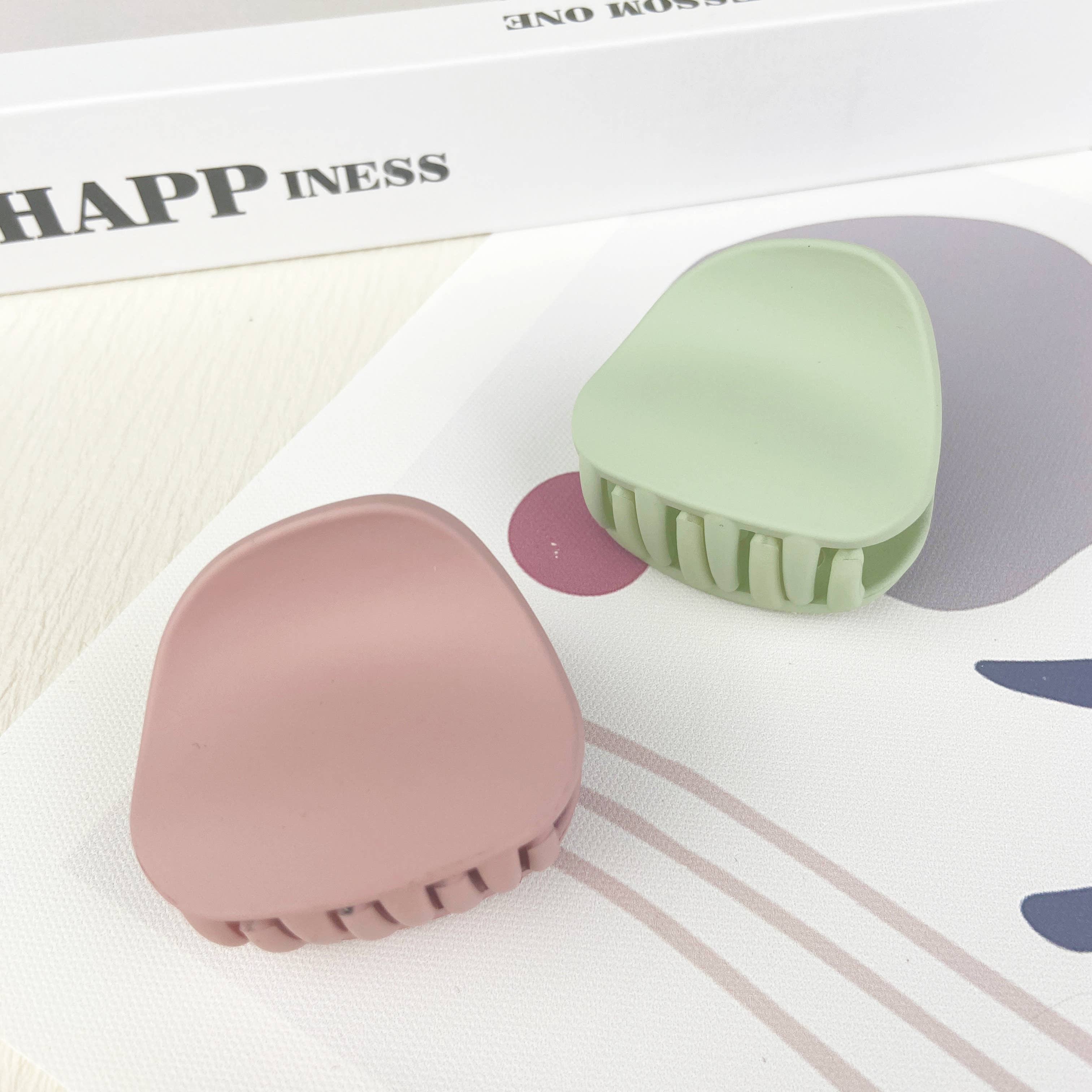 mildstyles – Clips para cabelo - Mulher por atacado – Clipe para cabelo fosco simples9