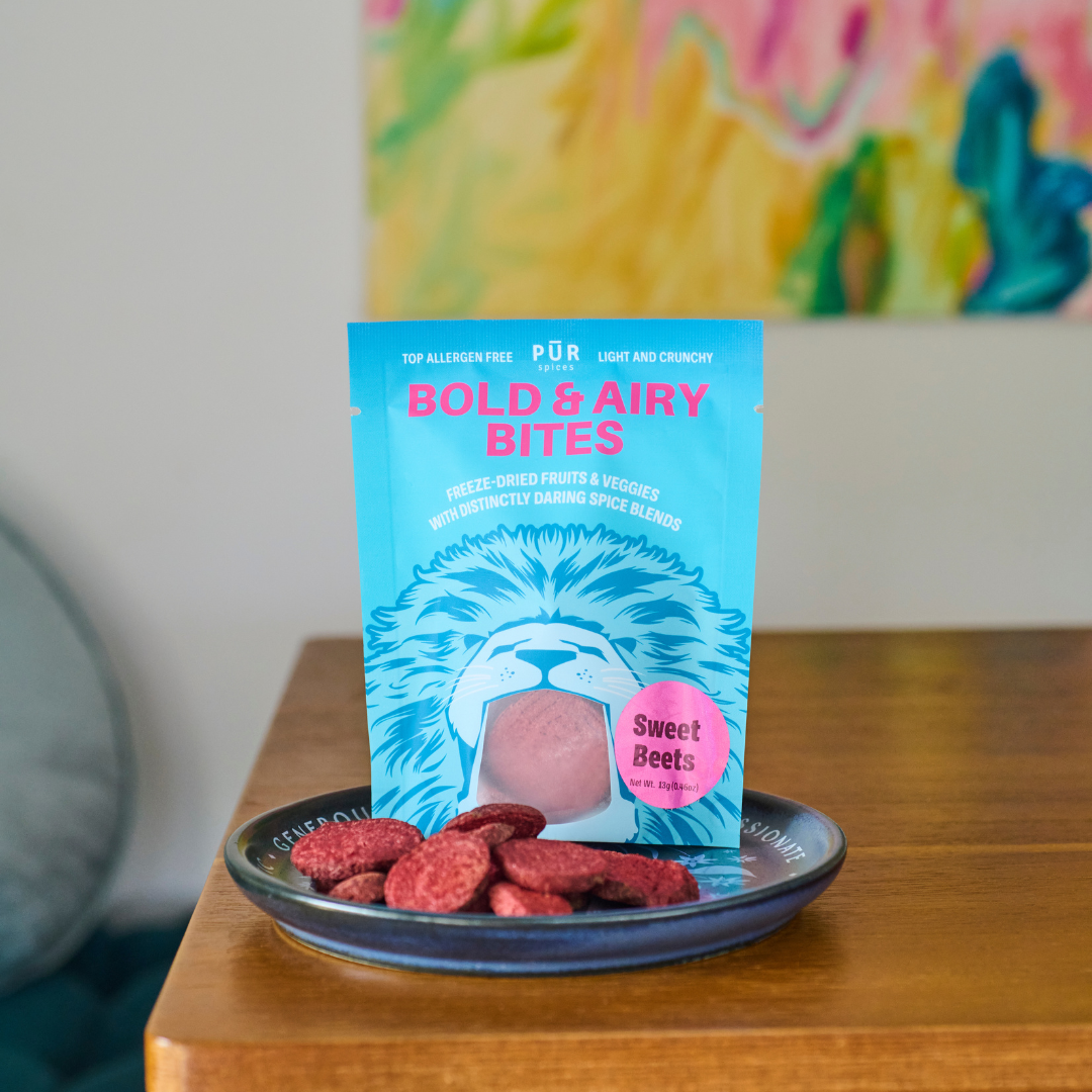 PUR Spices - Wholesale Fruit Snacks - Bold & Airy Bites - Sweet Beets Freeze Dried Snacks8