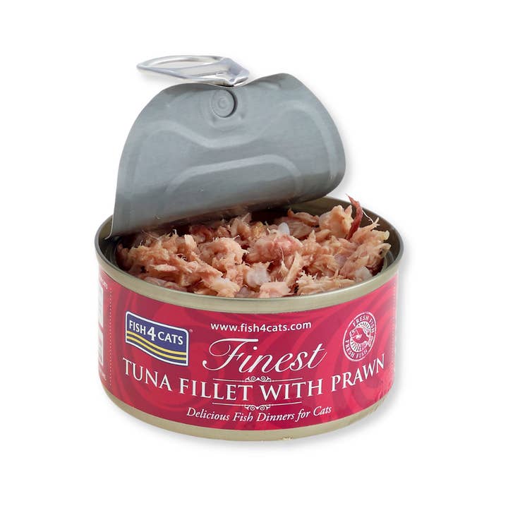 Fish4Cats Finest tuna fillet with shrimp 70 g for wholesale by Lucky-Pet Handels- und Produktions GmbH